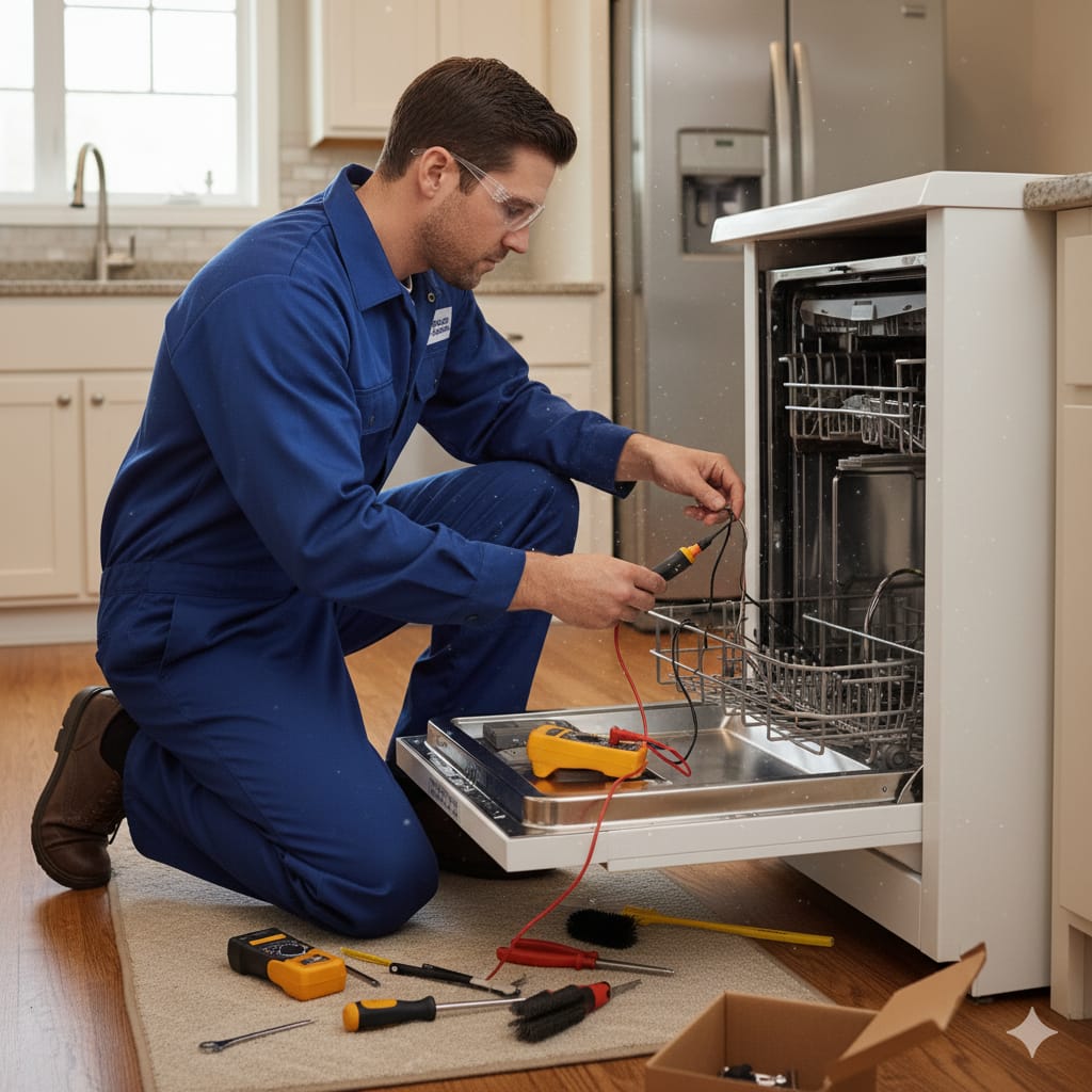 مركز صيانة غسالات الأطباق اريستون – دعم فني موثوق