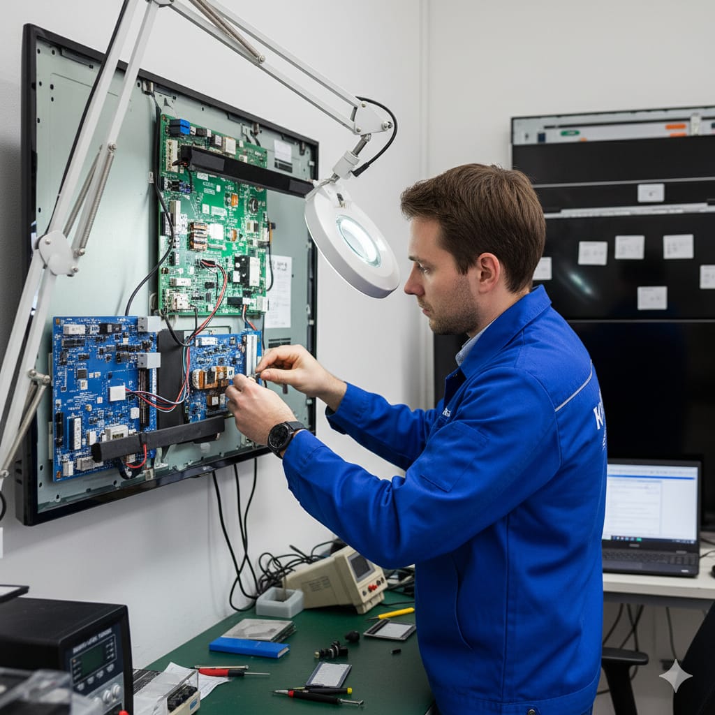 مركز صيانة شاشات اريستون – دعم فني موثوق